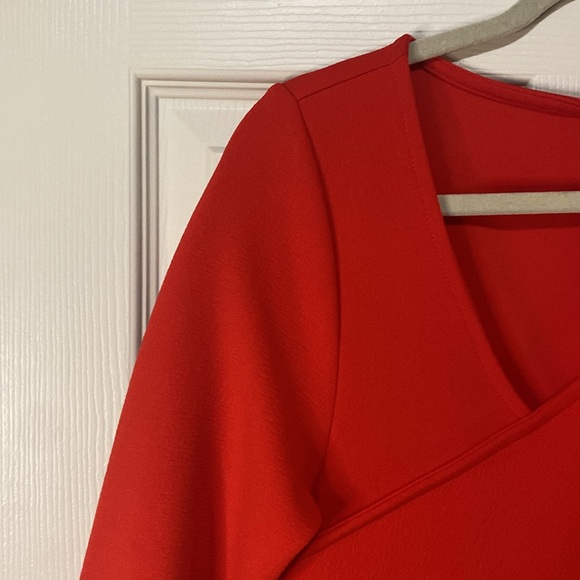 New York & Company Orange Sheath Dress | Size: Medium - Picture 3 of 15